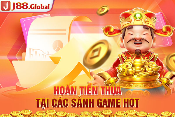 Hoàn tiền thua tại các sảnh game hot